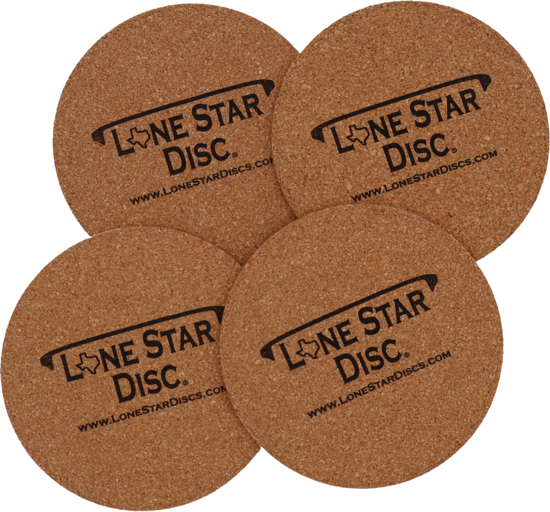 Lone Star Disc Coasters (4)